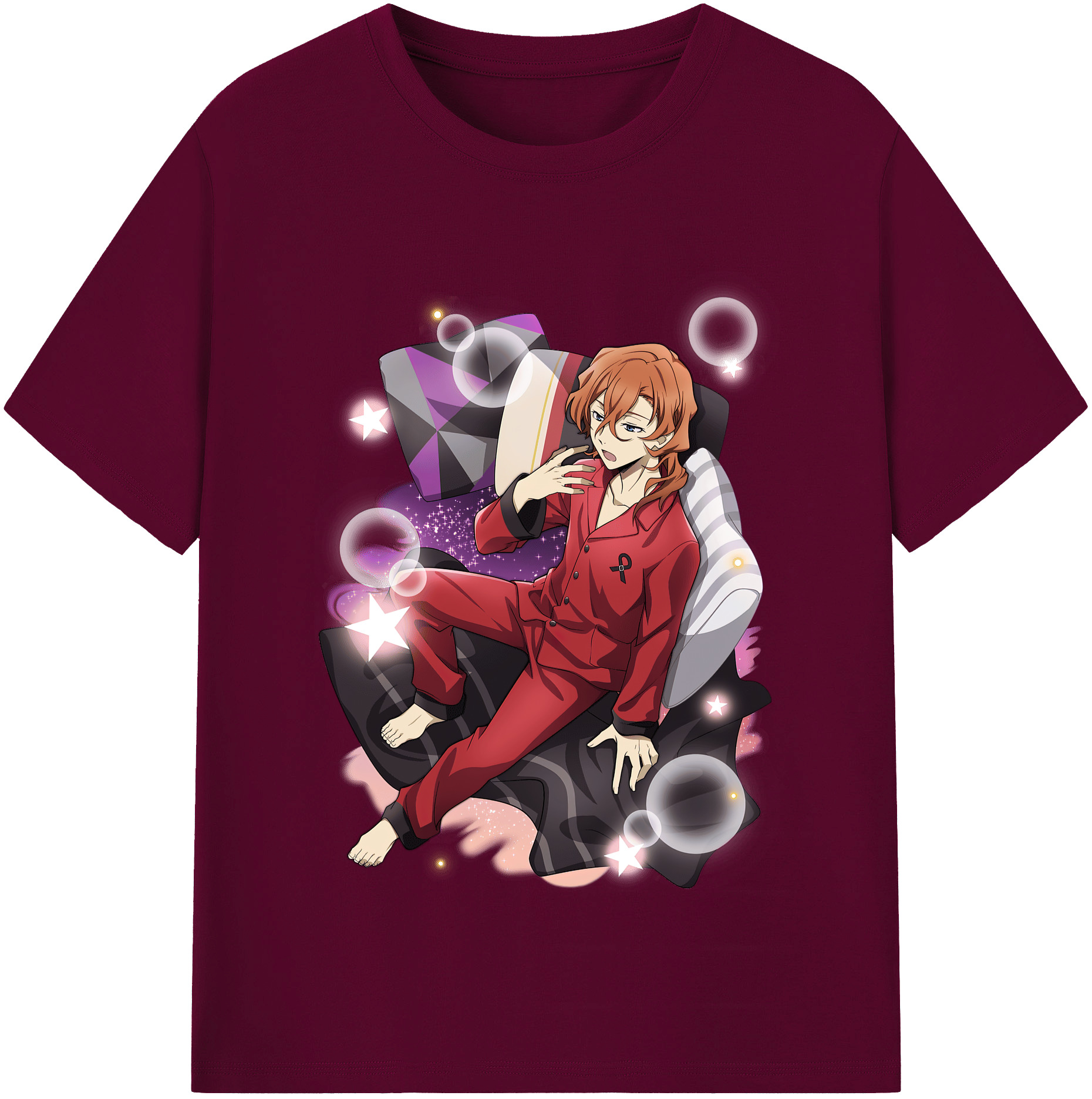 （画像用） 文豪ストレイドッグス Bungo Stray Dogs レディースカジュアルプリントTシャツ（綿100％）